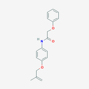 molecular formula C18H19NO3 B267149 N-{4-[(2-methylprop-2-en-1-yl)oxy]phenyl}-2-phenoxyacetamide 