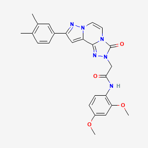 molecular formula C25H24N6O4 B2671519 Chembl4571716 CAS No. 1206988-43-3