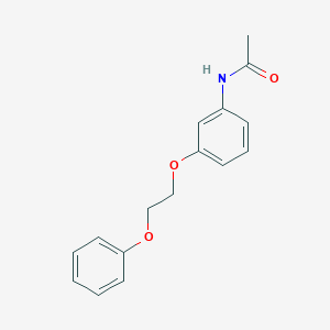 molecular formula C16H17NO3 B267152 N-[3-(2-phenoxyethoxy)phenyl]acetamide 