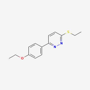 B2671614 3-(4-Ethoxyphenyl)-6-ethylsulfanylpyridazine CAS No. 893999-90-1