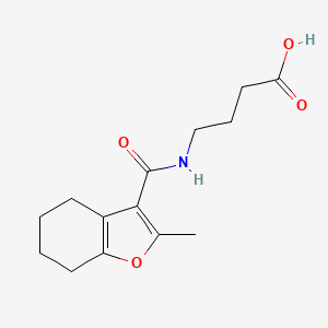4-[(2-Methyl-4,5,6,7-tetrahydro-benzofuran-3-carbonyl)-amino]-butyric acid