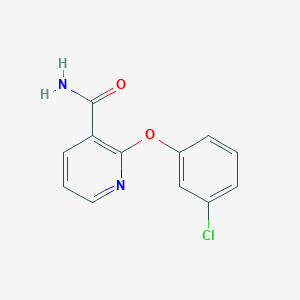 molecular formula C12H9ClN2O2 B2671659 2-(3-氯苯氧基)烟酰胺 CAS No. 214758-92-6