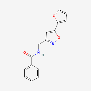 N-((5-(furan-2-yl)isoxazol-3-yl)methyl)benzamide