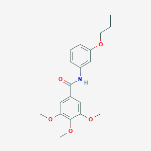 molecular formula C19H23NO5 B267167 3,4,5-trimethoxy-N-(3-propoxyphenyl)benzamide 