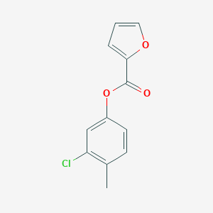 molecular formula C12H9ClO3 B267168 3-Chloro-4-methylphenyl 2-furoate 