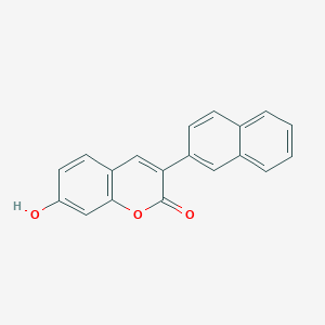 molecular formula C19H12O3 B2671693 7-Hydroxy-3-(2-naphthyl)-2H-chromen-2-one CAS No. 245329-26-4