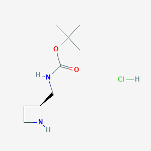 tert-butyl N-{[(2S)-azetidin-2-yl]methyl}carbamate hydrochloride