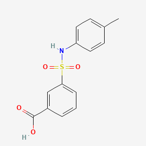 3-[(4-Methylphenyl)sulfamoyl]benzoic acid