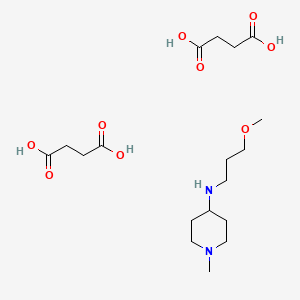 molecular formula C18H34N2O9 B2671719 N-(3-Methoxypropyl)-1-methyl-4-piperidinamine disuccinate CAS No. 1609407-92-2