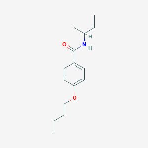 molecular formula C15H23NO2 B267172 4-butoxy-N-(sec-butyl)benzamide 