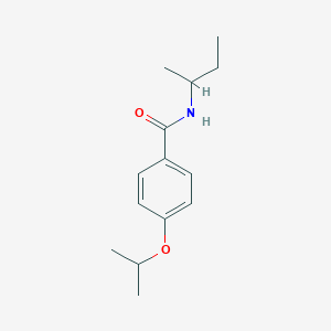 molecular formula C14H21NO2 B267173 N-(sec-butyl)-4-isopropoxybenzamide 