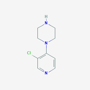 molecular formula C9H12ClN3 B2671808 1-(3-Chloropyridin-4-yl)piperazine CAS No. 87394-66-9