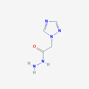 molecular formula C4H7N5O B2671841 2-(1H-1,2,4-三唑-1-基)乙酰肼 CAS No. 56563-02-1