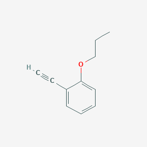 molecular formula C11H12O B2671882 1-Ethynyl-2-propoxybenzene CAS No. 1565713-18-9