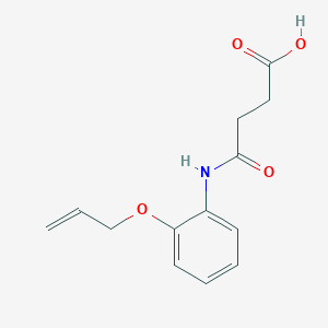 molecular formula C13H15NO4 B267192 4-[2-(Allyloxy)anilino]-4-oxobutanoic acid 