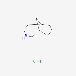 molecular formula C9H18ClN B2671947 3-Azabicyclo[4.3.1]decane;hydrochloride CAS No. 2247104-44-3