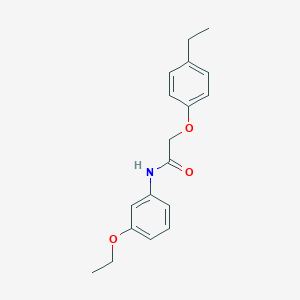 molecular formula C18H21NO3 B267199 N-(3-ethoxyphenyl)-2-(4-ethylphenoxy)acetamide 