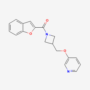1-Benzofuran-2-yl-[3-(pyridin-3-yloxymethyl)azetidin-1-yl]methanone