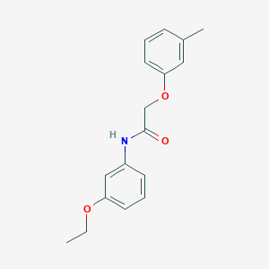 molecular formula C17H19NO3 B267203 N-(3-ethoxyphenyl)-2-(3-methylphenoxy)acetamide 