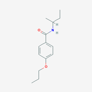 molecular formula C14H21NO2 B267204 N-(sec-butyl)-4-propoxybenzamide 