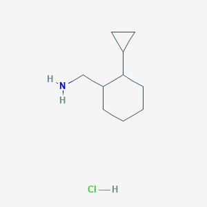 molecular formula C10H20ClN B2672049 (2-环丙基环己基)甲胺盐酸盐 CAS No. 1909337-77-4