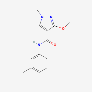 N-(3,4-dimethylphenyl)-3-methoxy-1-methyl-1H-pyrazole-4-carboxamide