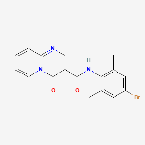 molecular formula C17H14BrN3O2 B2672091 N-(4-bromo-2,6-dimethylphenyl)-4-oxo-4H-pyrido[1,2-a]pyrimidine-3-carboxamide CAS No. 863005-62-3