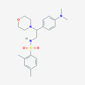 N-(2-(4-(dimethylamino)phenyl)-2-morpholinoethyl)-2,4-dimethylbenzenesulfonamide