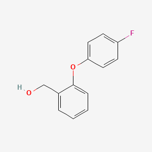 molecular formula C13H11FO2 B2672096 [2-(4-Fluorophenoxy)phenyl]methanol CAS No. 70764-39-5