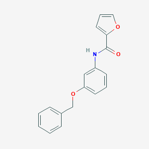 molecular formula C18H15NO3 B267212 N-[3-(benzyloxy)phenyl]-2-furamide 