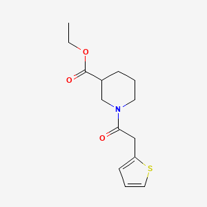 Ethyl 1-(2-thiophen-2-ylacetyl)piperidine-3-carboxylate