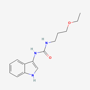 molecular formula C14H19N3O2 B2672127 1-(3-乙氧丙基)-3-(1H-吲哚-3-基)脲 CAS No. 941878-95-1