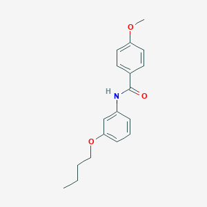 molecular formula C18H21NO3 B267213 N-(3-butoxyphenyl)-4-methoxybenzamide 