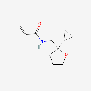 N-[(2-Cyclopropyloxolan-2-yl)methyl]prop-2-enamide