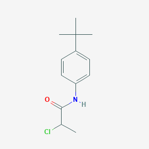 molecular formula C13H18ClNO B2672145 N-(4-tert-butylphenyl)-2-chloropropanamide CAS No. 731012-01-4