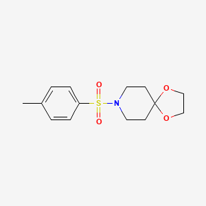 molecular formula C14H19NO4S B2672164 8-对甲苯磺酰-1,4-二氧杂-8-氮杂螺[4.5]癸烷 CAS No. 853751-19-6