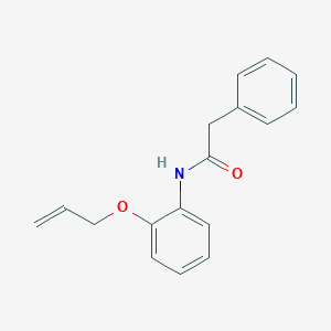 molecular formula C17H17NO2 B267217 N-[2-(allyloxy)phenyl]-2-phenylacetamide 