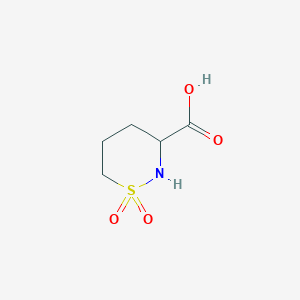 1,1-Dioxothiazinane-3-carboxylic acid