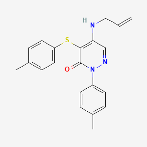 5-(allylamino)-2-(4-methylphenyl)-4-[(4-methylphenyl)sulfanyl]-3(2H)-pyridazinone