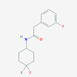 N-(4,4-difluorocyclohexyl)-2-(3-fluorophenyl)acetamide