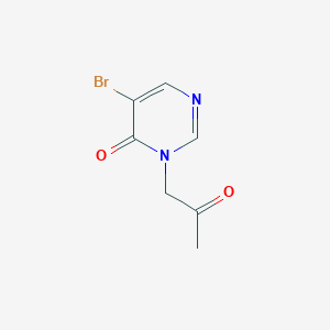 5-Bromo-3-(2-oxopropyl)-3,4-dihydropyrimidin-4-one