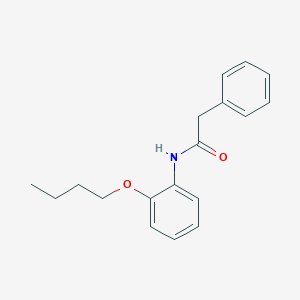 molecular formula C18H21NO2 B267225 N-(2-butoxyphenyl)-2-phenylacetamide 
