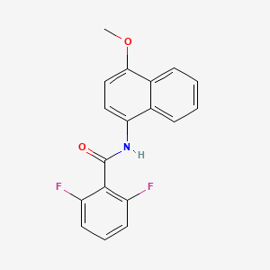 2,6-difluoro-N-(4-methoxynaphthalen-1-yl)benzamide