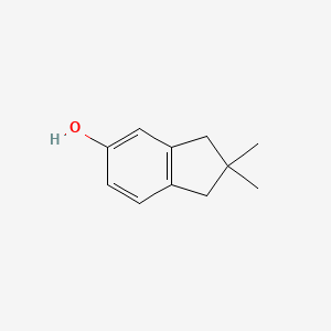 molecular formula C11H14O B2672268 2,2-二甲基-1,3-二氢茚-5-醇 CAS No. 18272-67-8