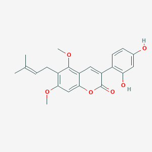 molecular formula C22H22O6 B026723 Glycyrin CAS No. 66056-18-6