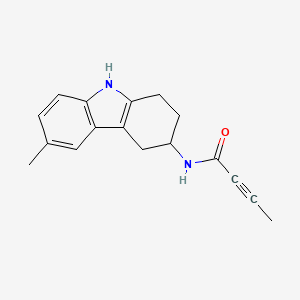 N-(6-Methyl-2,3,4,9-tetrahydro-1H-carbazol-3-yl)but-2-ynamide