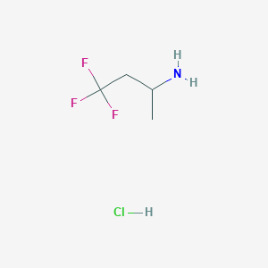 4,4,4-Trifluorobutan-2-amine hydrochloride