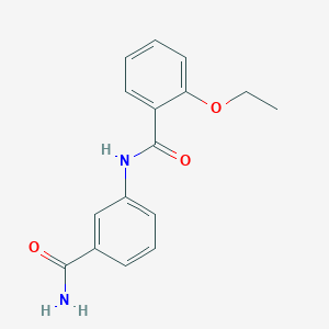 molecular formula C16H16N2O3 B267235 N-(3-carbamoylphenyl)-2-ethoxybenzamide 