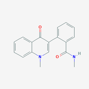 N-methyl-2-(1-methyl-4-oxo-1,4-dihydro-3-quinolinyl)benzenecarboxamide
