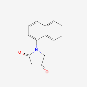 molecular formula C14H11NO2 B2672384 1-萘基吡咯烷-2,4-二酮 CAS No. 1537687-14-1